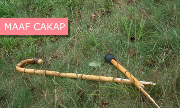 Membuang Tongkat Yang Dah Patah